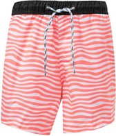 Snapper Rock Boardshort jongens - Orange Crush - Wit/Oranje - maat 128-134 - 128-134cm