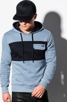 trui - hoodie - heren - Ombre - B1072 - Lichtblauw