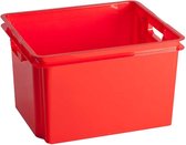 Keter Crownest - Opbergbox - 30 Liter - Rood - 42.6x36.1x26cm - (set van 6) En Yourkitchen E-kookboek - Heerlijke Smulrecepten