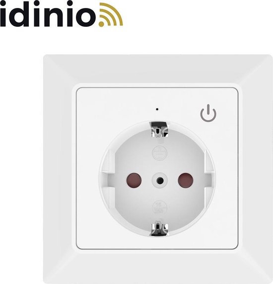 IDINIO Smart wandcontactdoos met timer & schakelaar - Universeel -  Bedienbaar met app | bol.com