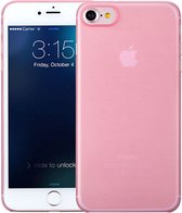 iPhone 7 / iPhone 8 Ultra Dun Hoesje Case Cover Roze Pink 0.3mm