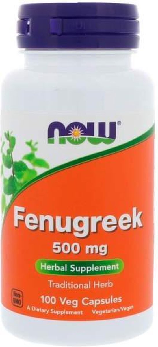 Goedkoopste NOW Foods - Fenugreek 500mg - 100 capsules