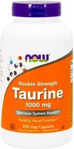Taurine, Dubbele sterkte, 1,000 mg, 250 capsules, Now Foods
