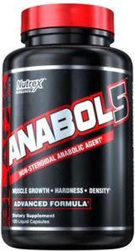 bol.com | Nutrex Research - Anabol-5 Black - 120 Capsules