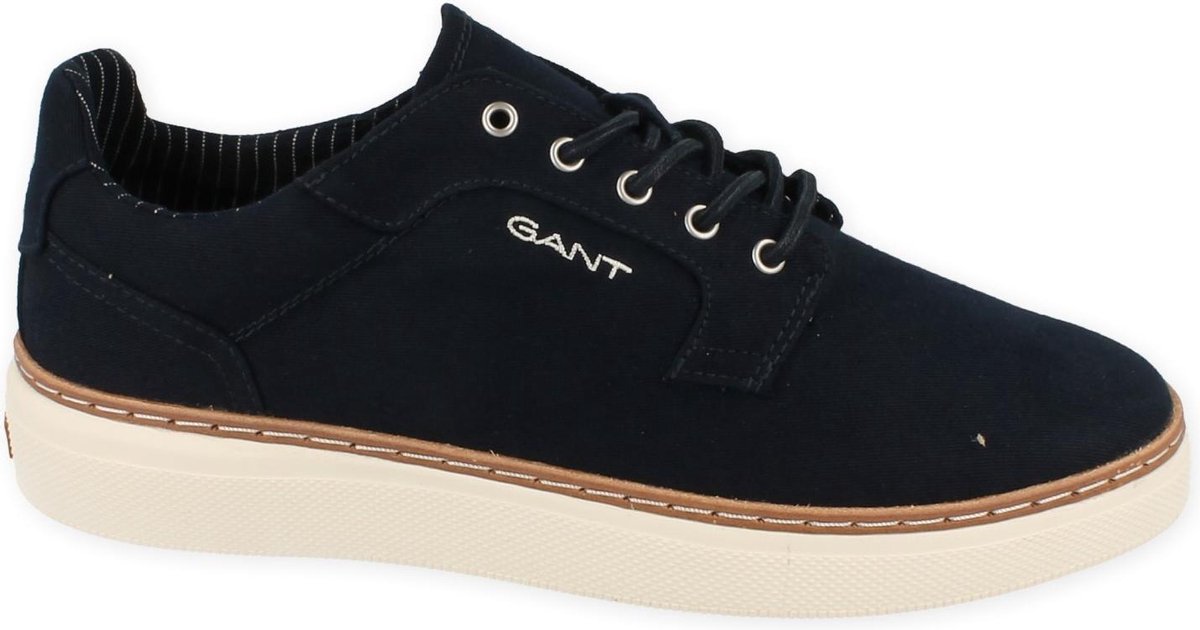 Gant Sneaker Laag Heren San Prep Cotton Twill Blauw | 43 - Schoenen.nl