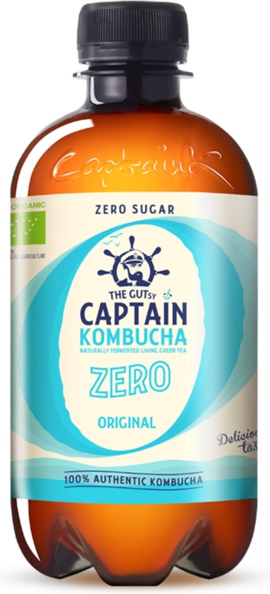 The GUTsy Captain Captain Kombucha Original Zero 400ML