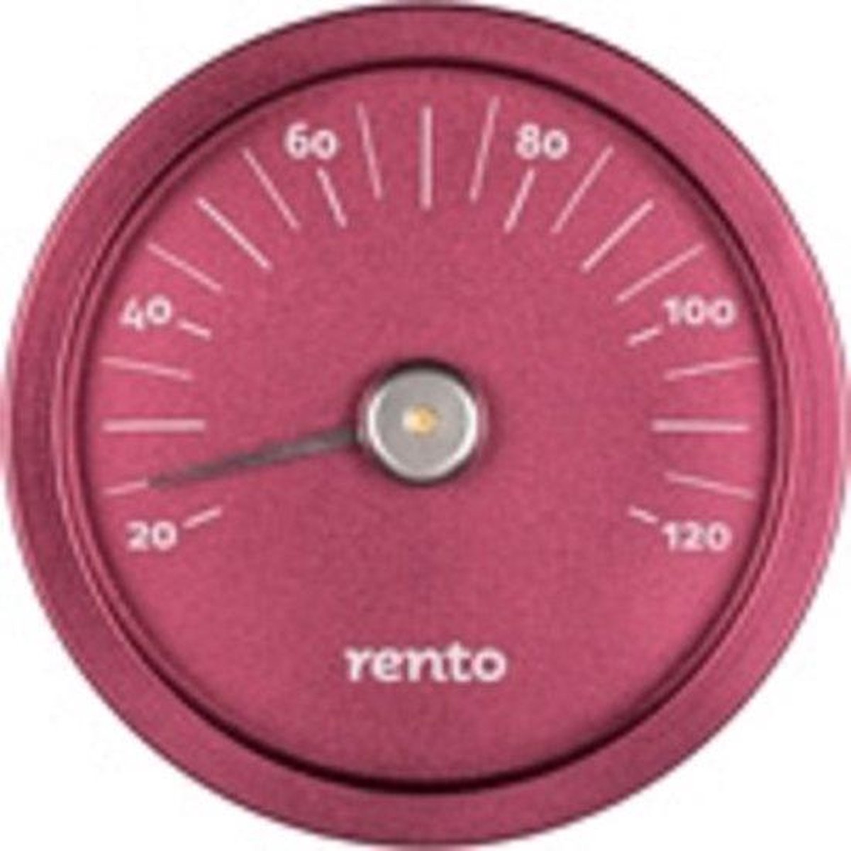 Goedkoopste Rento Sauna Thermometer - Aluminium - Rood (20-120 graden