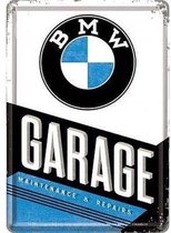 BMW Garage Metalen Postcard 10x14 cm