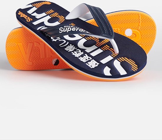 Superdry Classic Scuba Flip Flop Heren Slippers - Navy - Maat 40/41 | bol