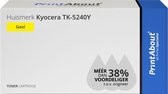 PrintAbout huismerk Toner TK-5240Y Geel geschikt voor Kyocera