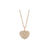 Favs Dames ketting 925 sterling zilver kristal 78 One Size 87696375