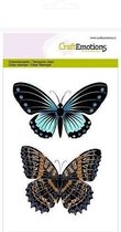 Clear stamps A6 - 2 vlinders nr 1 botanisch