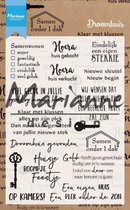 Marianne D Clear Stamp Droomhuis (NL) CS1004 105x148 mm