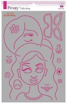 Pronty mask stencil A4 journal faces
