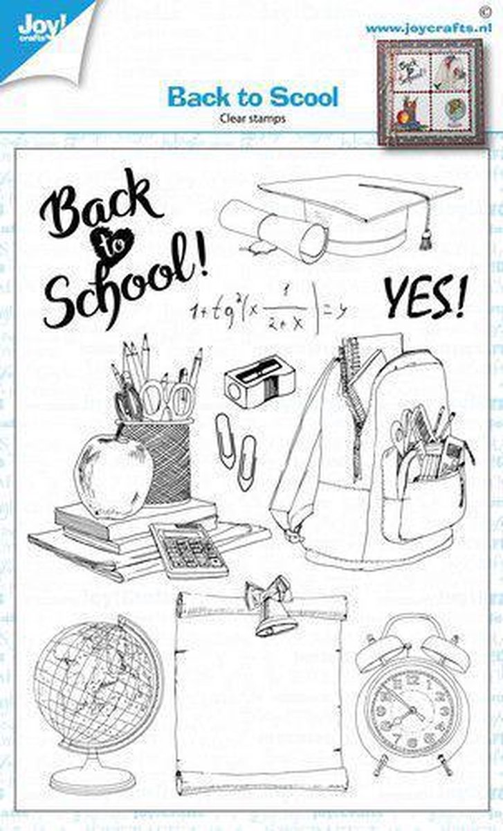 Joy!Crafts Clear stamps - Back to school