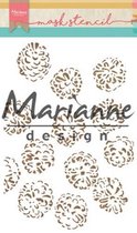 Marianne Design Stencils Tinys dennenappels PS8010 15x21 centimeter