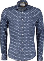 New In Town Overhemd - Slim Fit - Blauw - XXL