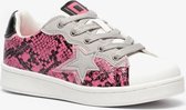 Blue Box meisjes sneakers met slangenprint - Roze - Maat 33