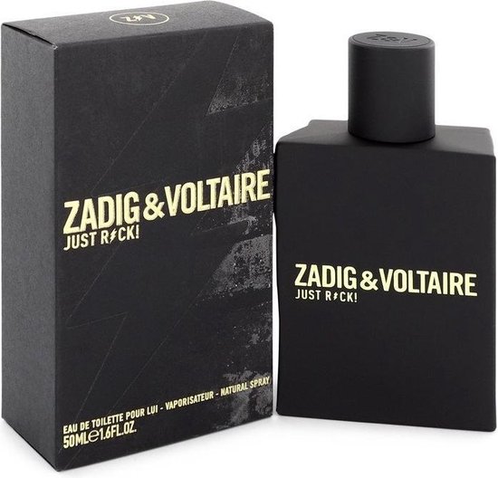 Zadig & Voltaire Just Rock! for Him - Eau de Toilette met tonkaboon - 50ml