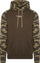 Ballin Est. 2013 - Heren Hoodies Small Logo Hood Camo - Groen - Maat XXL