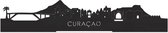 Standing Skyline Curaçao Zwart hout - 40 cm - Woondecoratie design - Decoratie om neer te zetten - WoodWideCities