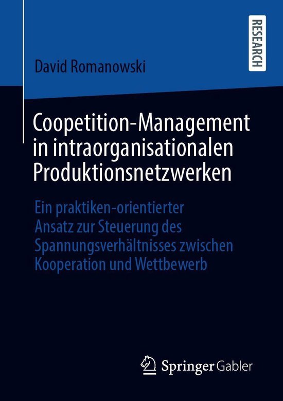 Coopetition-Management in intraorganisationalen Produktionsn ... - cover