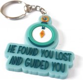 He found you lost and guided you Sleutelhanger