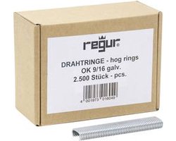 Regur 60724 Draadringen 2500 stuk(s) Afm. (l x b) 16 mm x 8 mm
