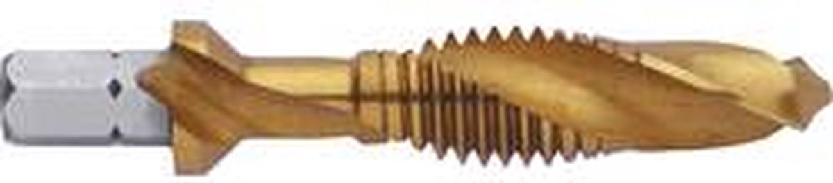 Exact 5925 Combinatietapboor Metrisch M8 1.25 mm Rechtssnijdend DIN 3126 HSS 1 stuk(s)