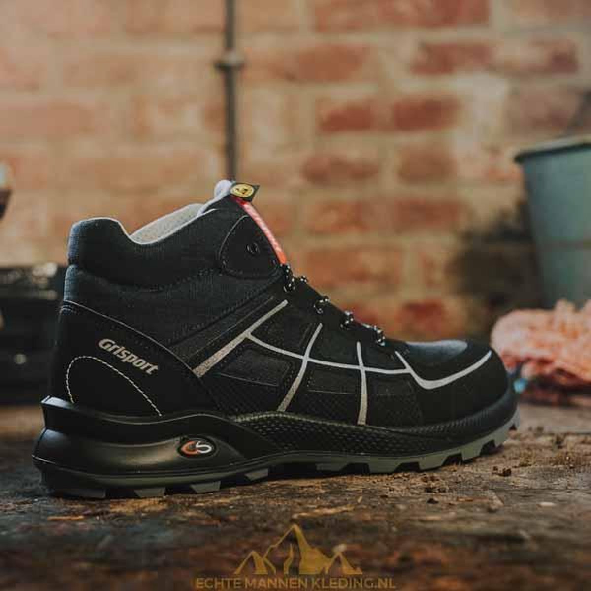 Grisport Safety Cross Firm S3 Zwart Werkschoenen Heren bol