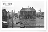 Walljar - Stadhuis Groningen '71 - Muurdecoratie - Poster met lijst