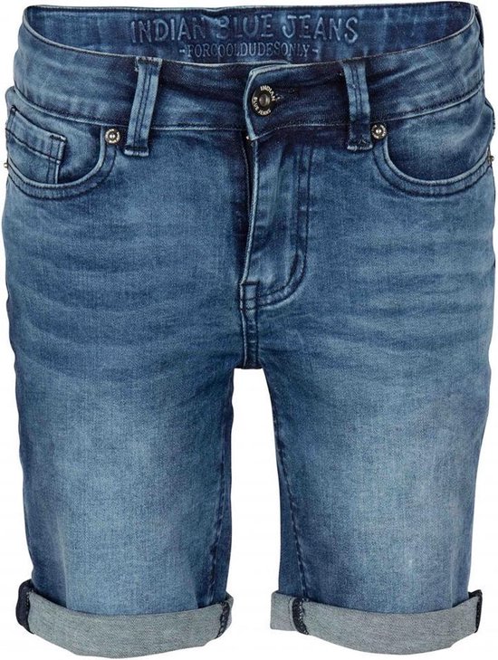 Indian Blue Jeans Jongens korte broeken Indian Blue Jeans korte broek denim  176 | bol.com