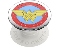 PopSockets, Pop Grip voor smartphones Emaille Wonder Woman, Rood