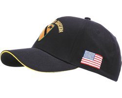 Fostex Garments - Baseball cap US Cavalry WWII 3D (kleur: Zwart / maat: NVT)