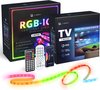 Lideka® LED strip RGBIC 5 meter + TV strip 3 meter - Kristalheldere LEDs - Zelfklevend - Met app en Afstandsbediening