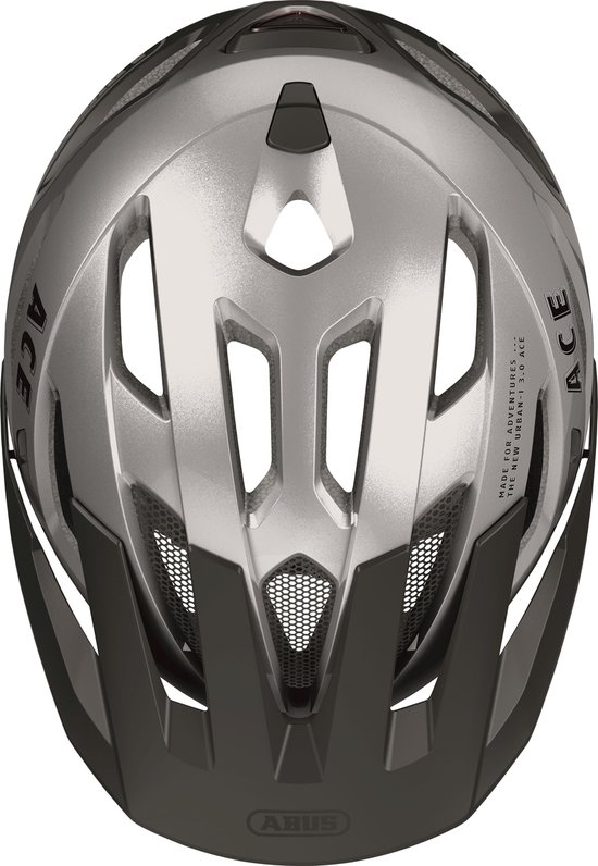 Abus Helm Urban-I 3.0 ACE gleam Zilver M 52-58cm van ABUS — afbeelding 4