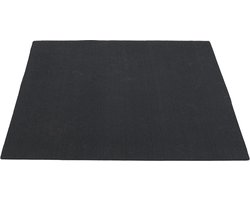 Naturn Living Anti Trillingsmat Wasmachine en Wasdroger - 60 x 60 x 0,3 cm - Trillingsdemper - Geluidsdempende Antislip Mat - Rubber Mat - Zwart