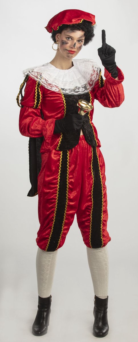 Kostuum Piet lady maat 36