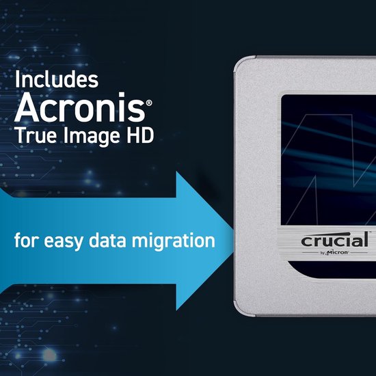 Crucial MX500 1TB 3D NAND SATA 2.5 inch Internal SSD - Up to 560MB