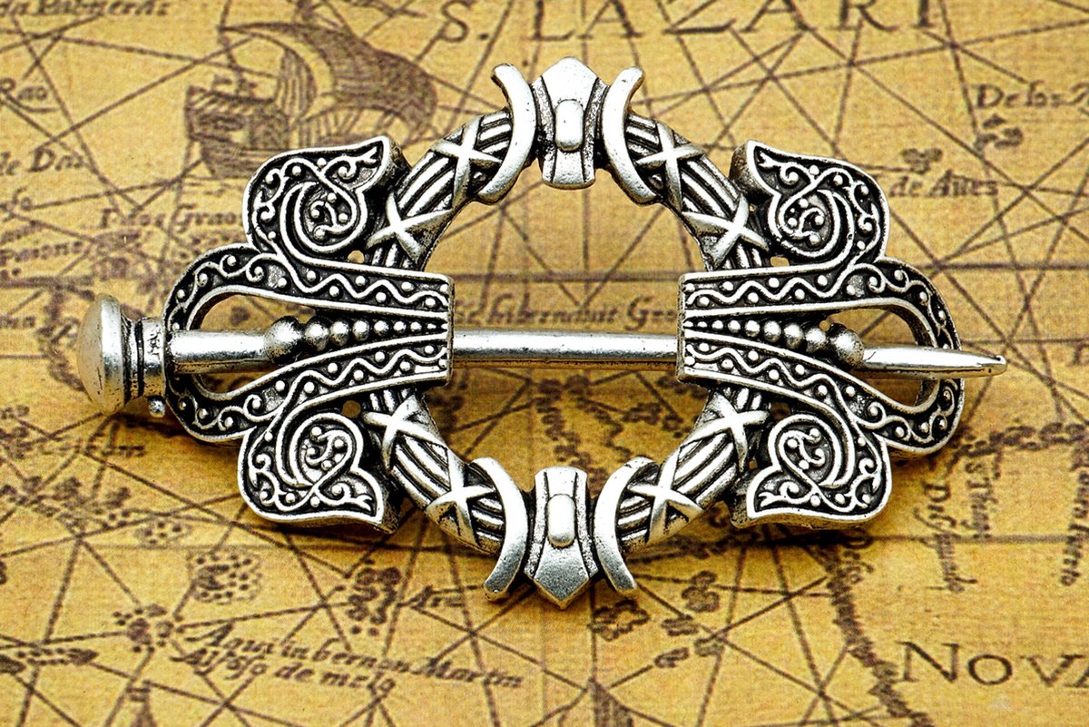 [Two Ravens] Keltische Haarpin - Noorse Haarclip - Viking Haarklem - Haar Accessoires - Haarsieraad - Viking Sieraden - Asatru - Cadeau voor Vrouwen - Noorse Mythology