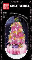 Mould King 10089 Christmas Music Box The Christmas Tree with Led Part Model Christmas Decoration