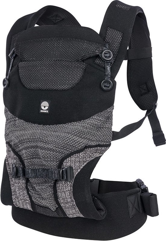 Porte-bébé Dooky Terra Nova 3,5-15kg Zwart Portable
