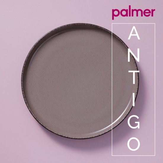 Palmer - Serviesset - Antigo - 6 persoons - Bruin - Porselein - Bordenset - 24-delig — afbeelding 3