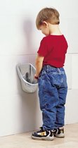 Jahgoo Weepot Kinder Urinoir / Toilettrainer - Kunststof - Chroomkleurig - Geschikt voor jongens vanaf 2 jaar