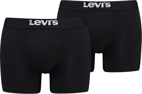 Levi's Lange short - 2 Pack 005 Black - maat XL (XL) - Heren Volwassenen - Katoen/elastaan- 701222842-005-XL