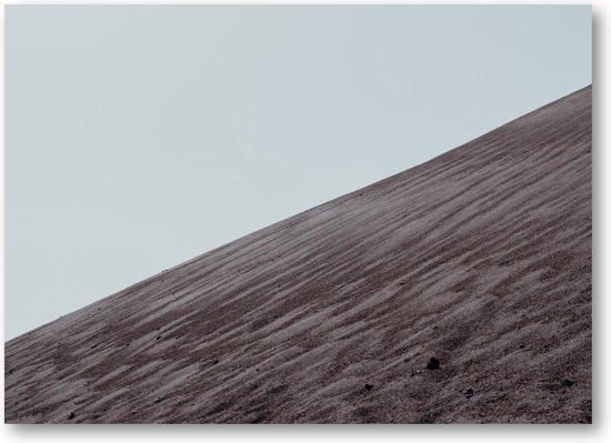Eenvoud van de Elementen - Lanzarote's Lessen in Eenvoud - Aards Minimalisme - Fotoposter