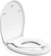 WC-bril, toiletdeksel met softclose, magnetisch te bevestigen toiletbril voor kinderen, eenvoudige montage, antibacteriële wc-bril voor kinderen, met Quick Release-functie,