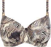 Fantasie SERAYA SANDS UW GATHERED FULL CUP BIKINI TOP Dames Bikinitopje - Monochrome - Maat 90F