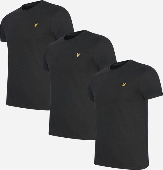 Lyle & Scott Plain t-shirt - jet black 3 pack
