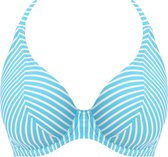 Freya JEWEL COVE UW HALTER BIKINI TOP Dames Bikinitopje - Stripe turquoise - Maat 85E